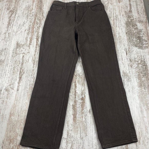 Abercrombie & Fitch Denim - Abercrombie & Fitch 90s Straight Ultra High Rise Jeans Women's 27/4S Brown Denim